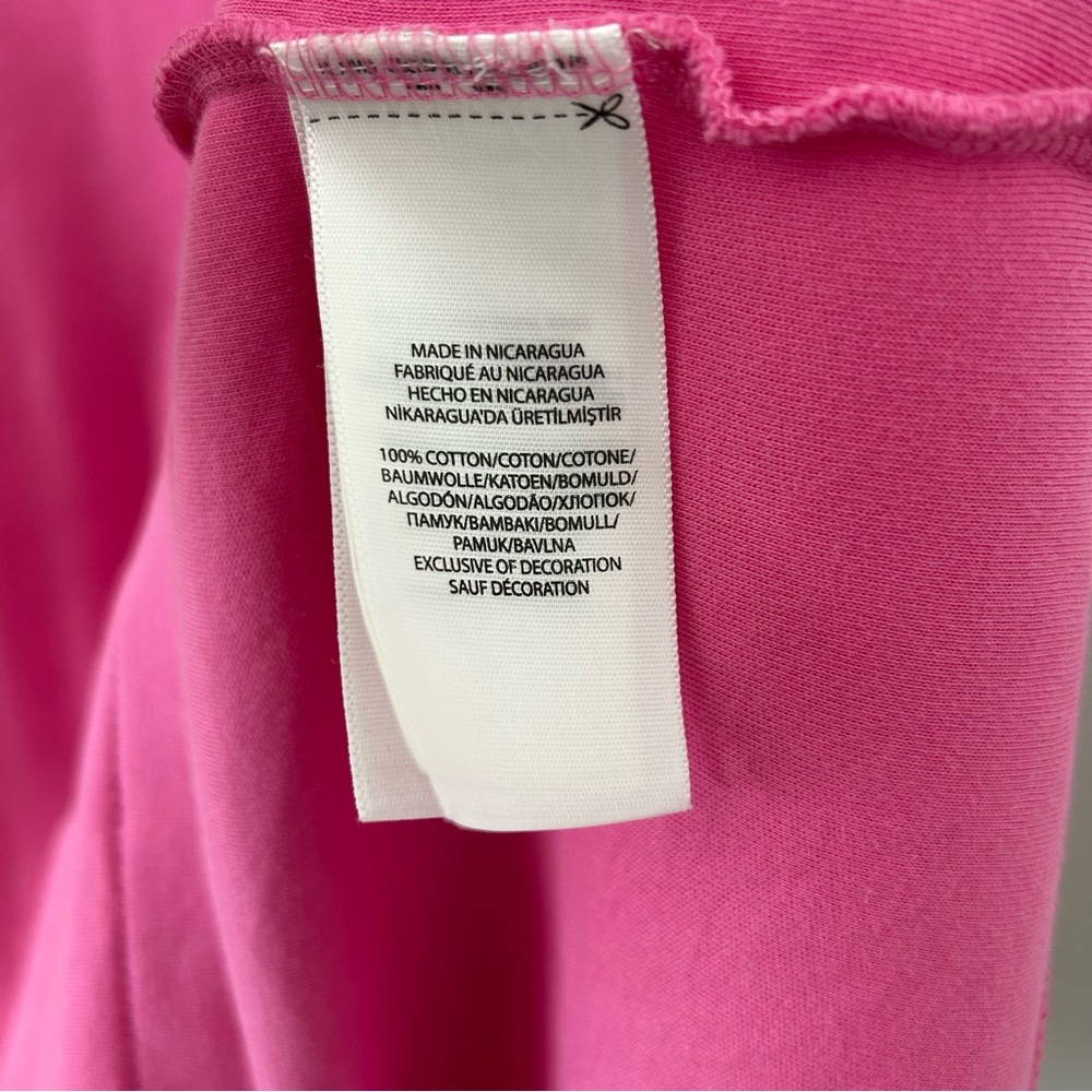 Polo Ralph Lauren Shirt Dress Pink Short Sleeve Collared Women’s S Cotton Preppy - Picture 10 of 10